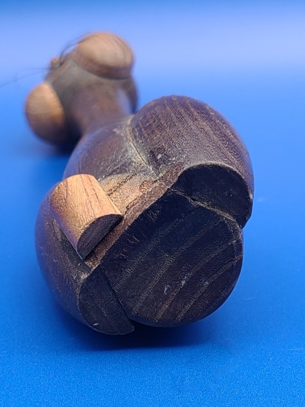 MCM Barware Wood Cheeky Cat Corkscrew plus Japan Miniature Cat AS IS - Picture 6 of 17